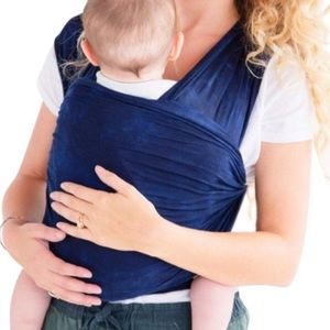 Solly Baby Wrap in Navy Shibori